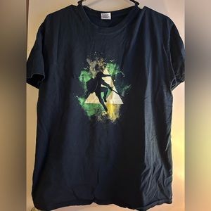 Zelda Link silhouette T-shirt unisex